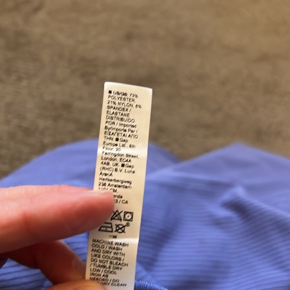 NWOT Athleta Renew Scoop Neck Tank Dark Adonis Blue Size L - Picture 5 of 5